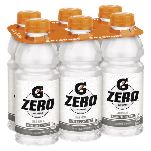Gatorade - Zero Glacier Cherry Electrolyte Beverage, 591 mL