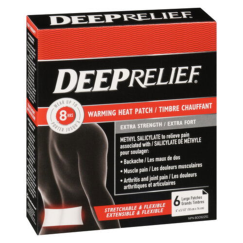 Deep Relief - Warming Heat Patch - Ultra Strength