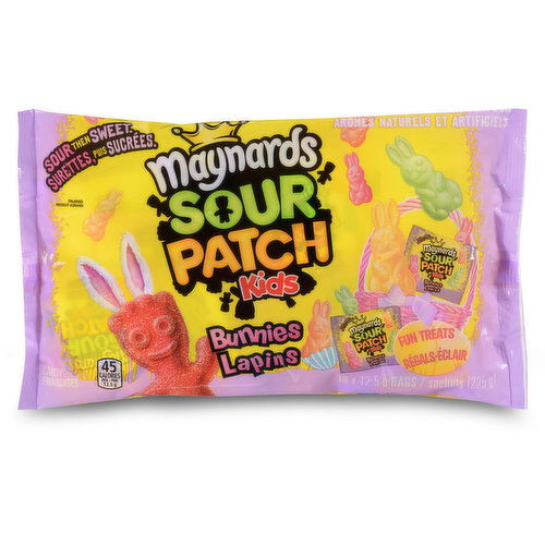 Maynards - Sour Patch Kids Bunnies Candy 18 Fun Treats