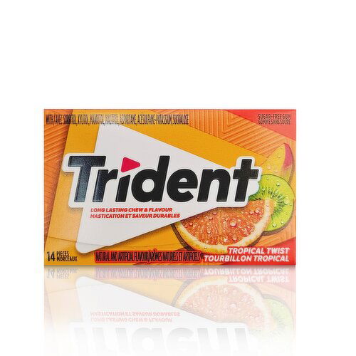 Trident - Tropical Twist Sugar Free Gum