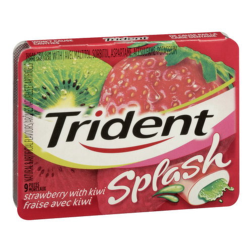 Trident - Splash Strawberry Kiwi