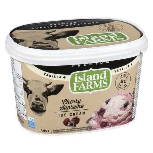 Island Farms - Vanilla Plus Ice Cream Cherry