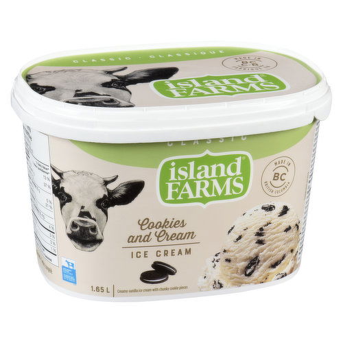 Island Farms - Classic Cookies &Cream Ice Cream