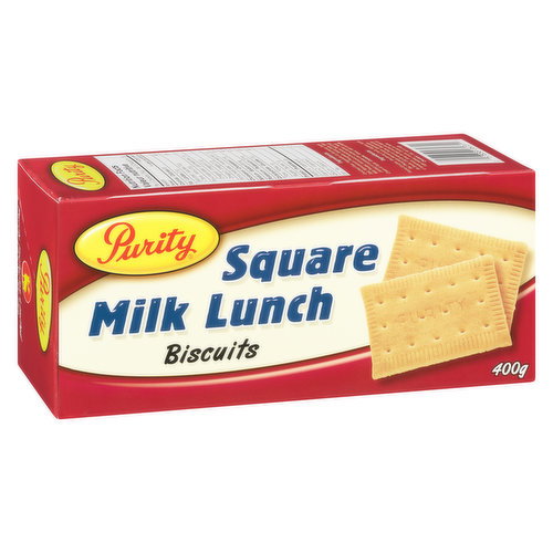 Purity - Square Milk Lunch Biscuits