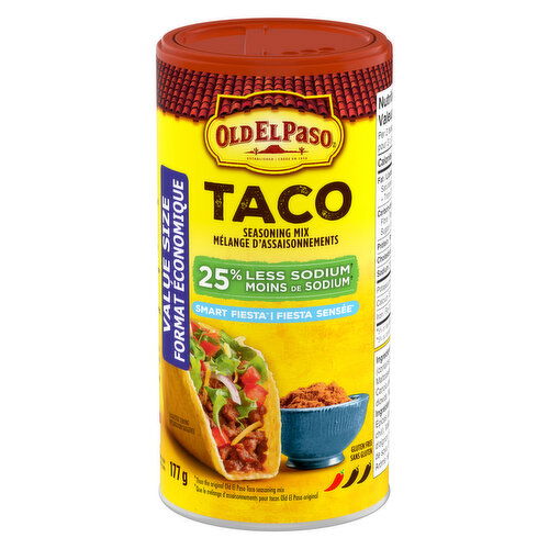 Old El Paso - Taco Seasoning Mix - 25% Less Sodium