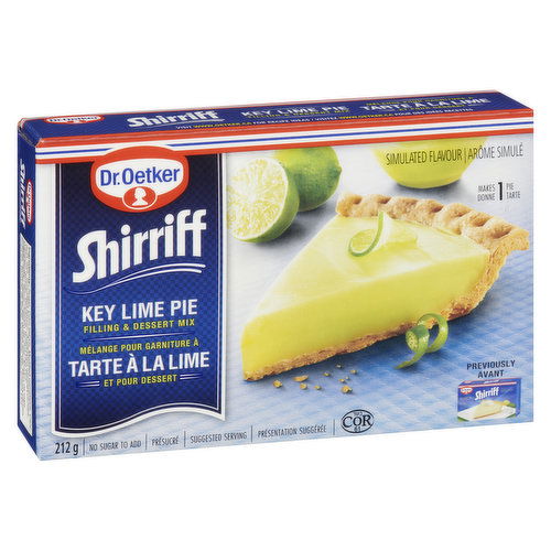 Dr. Oetker - Shirriff Filling & Dessert Mix, Key Lime Pie