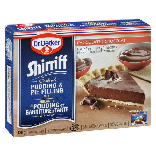 Dr. Oetker - Shirriff Chocolate Pudding & Pie Filling