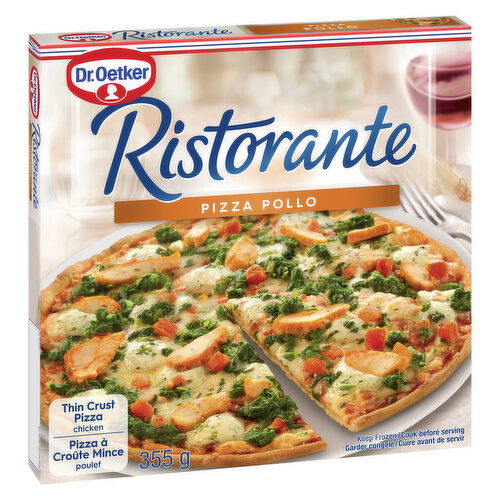 Dr. Oetker - Ristorante Thin Crust Pizza, Pollo Chicken