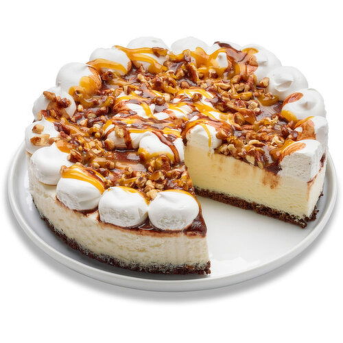 Bake Shop - Caramel Pecan Fudge Ice Cream Cake 8"