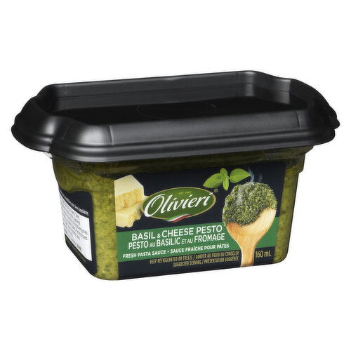 Olivieri - Basil & Cheese Pesto Fresh Pasta & Cooking Sauce