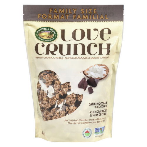 Nature's Path - Love Crunch Dark Chocolate  Coconut Granola