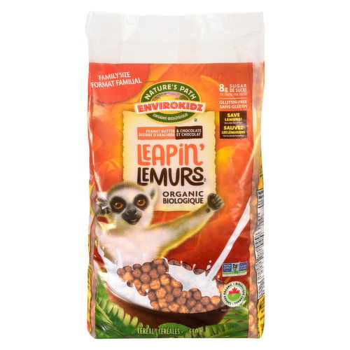 Envirokidz - Cereal Peanut Butter and Chocolate Leapin Lemurs