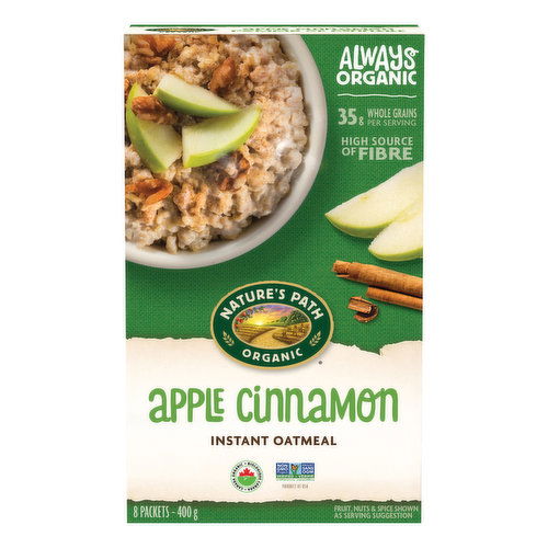 Nature's Path - Organic Hot Oatmeal Apple & Cinnamon