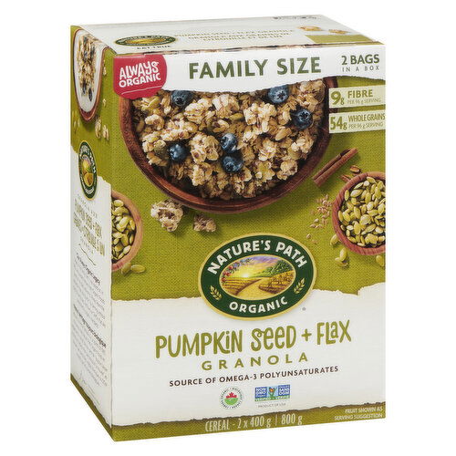 Nature's Path - Organic Flax Plus Granola - Pumpkin  Flax