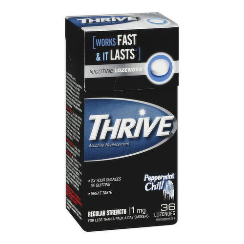 Thrive - Nicotine Peppermint Chill Mint Lozenge 1mg