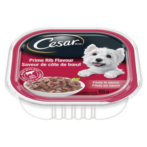 Cesar Slices Dog Food Prime Rib Flavour Save On Foods