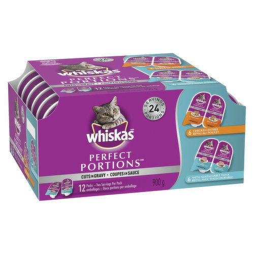 Whiskas - Perfect Portions Cuts In Gravy - Chicken & Tuna