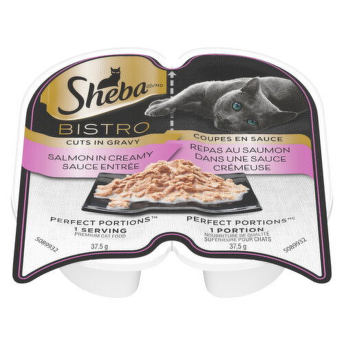 Sheba - Perfect Portions Salmon Chunks in Gravy