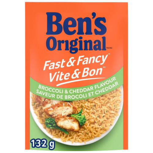 Ben's Original - FAST & FANCY Broccoli & Cheddar Flavour Rice Side