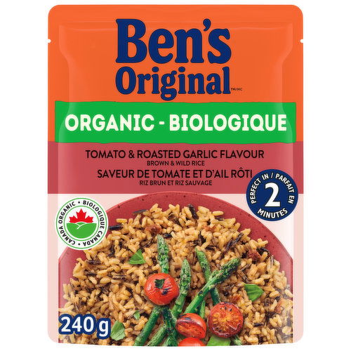 Ben's Original - Organic Tomato & Roasted Garlic Brown Wild Rice