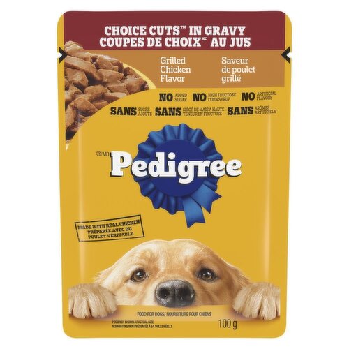 Pedigree - Food For Dogs Choice Cuts in Gravy Grilled Chicken Flavor