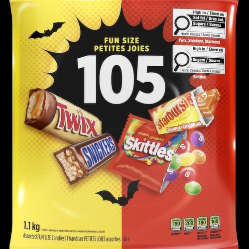 Snickers - Mixed Chocolate and Candy Assorted Bag 105ct