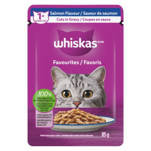 Whiskas - FAVOURITES - Cuts In Gravy - Salmon Flavour