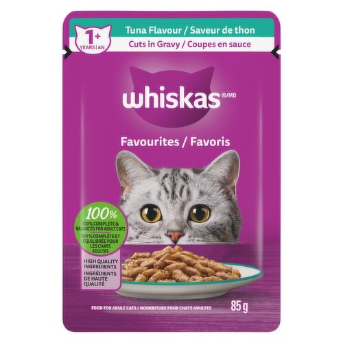 Whiskas - FAVOURITES - Cuts In Gravy - Tuna Flavour