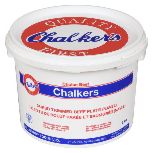 Chalkers - Cured Trimmed Beef Navel