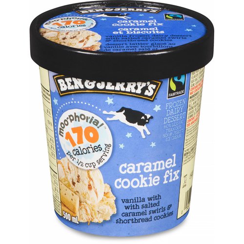 Ben & Jerry's - Frozen Dairy Dessert - Caramel Cookie Fix