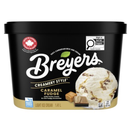 Breyer - Creamery Style Caramel Fudge Plus