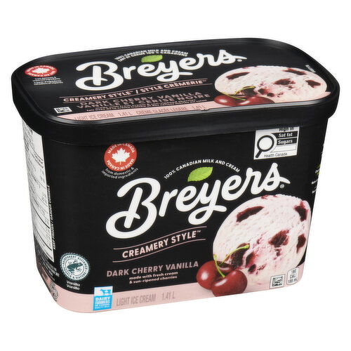 Breyes - Creamery Style Dark Cherry Vanilla Ice Cream