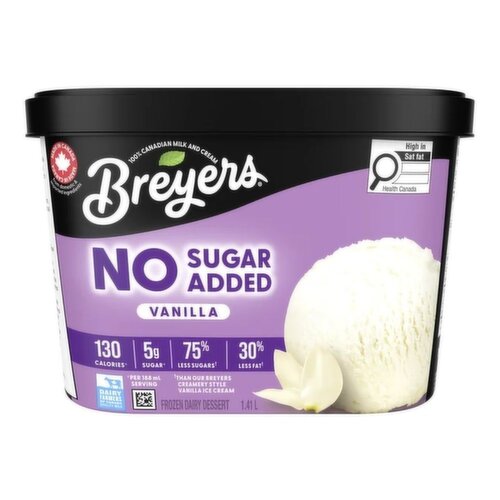 Breyers - No Sugar Added Vanilla Ice Cream