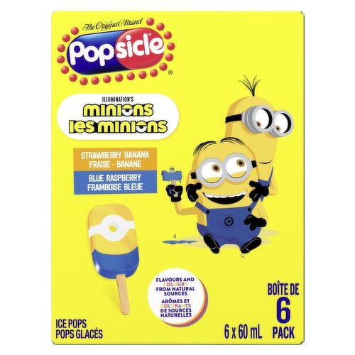 Popsicle - Minions Frozen Confection Bar