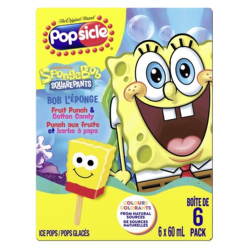 Popsicle - SpongeBob SquarePants Frozen Confection Bars