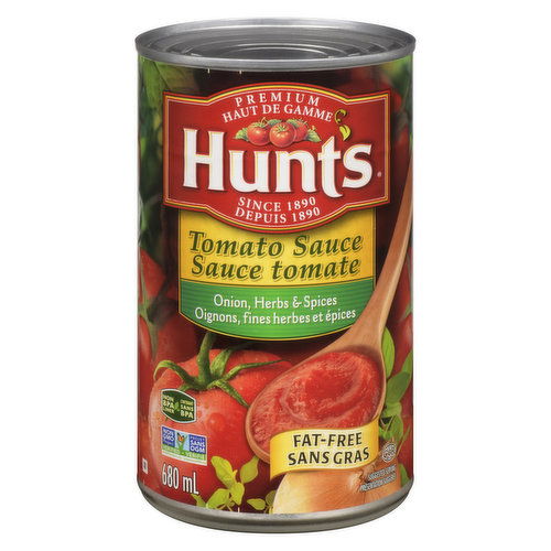 Hunt's - Tomato Sauce - Onion, Herb & Spices