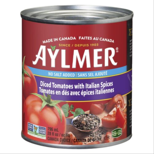 Aylmer - Dice Italian Tomatoes NSA