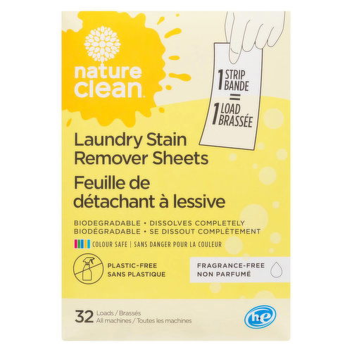 Nature Clean - Laundry Sheets Stain Remover