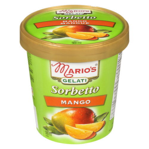 Mario's Gelati - Sorbetto Mango