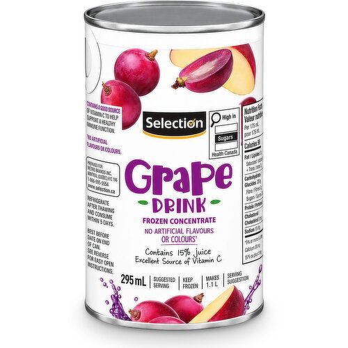 Selection - Frozen Grape Drink