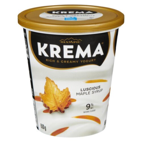 Olympic - Krema Rich & Creamy Yogurt Luscious Maple Syrup 9% M.F.