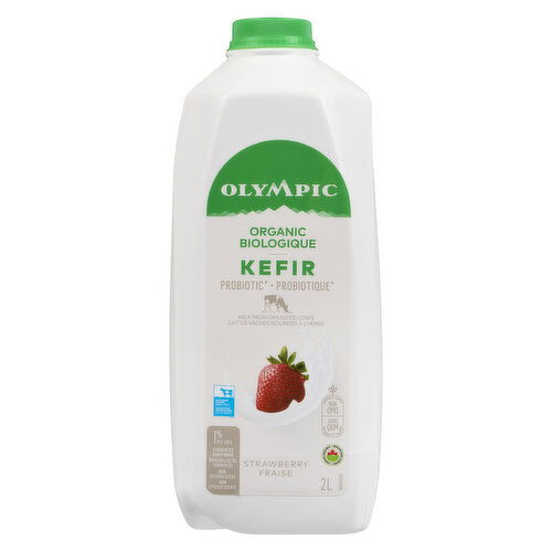 Olympic - Organic Kefir 1% M.F. - Strawberry