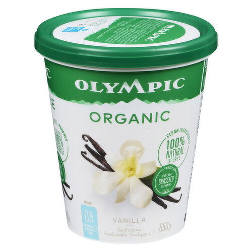 Olympic - Organic Yogurt 0% M.F. - Vanilla