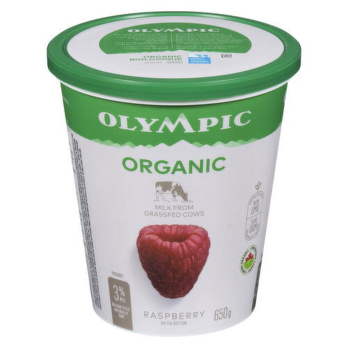 Olympic - Organic Yogurt 2.8% M.F. - Raspberry