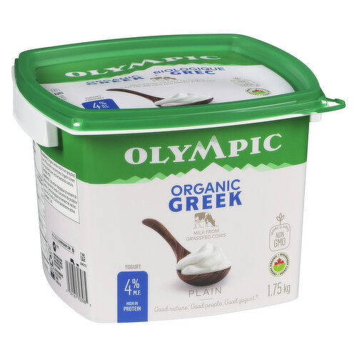 Olympic - Organic 4% Plain Greek Yogurt