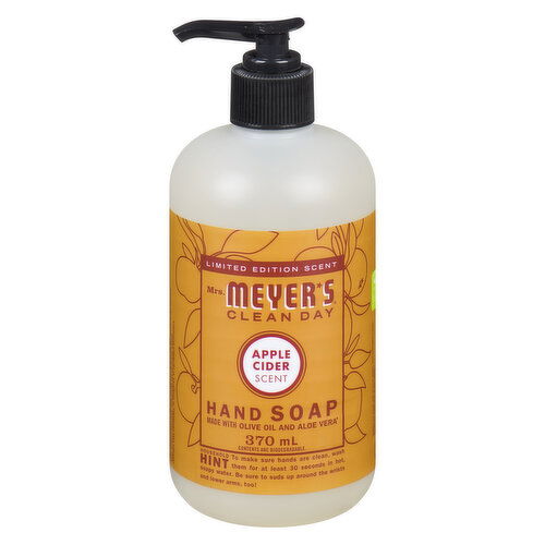 Mrs Meyer's - Clean Day Hand Soap, Apple Cider Scent - Limited Edition