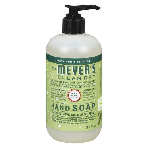 Mrs Meyer's - Clean Day Hand Soap, Iowa Pine Scent - Limited Edition