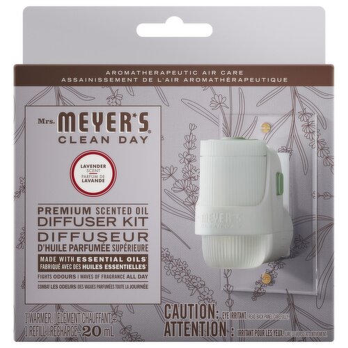 Mrs. Meyer's - Premium Scented Oil Diffuser Kit