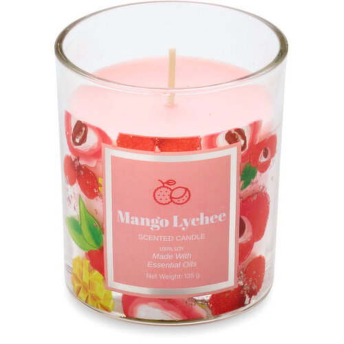 Mango - Lychee Scent 135G Candle Jar