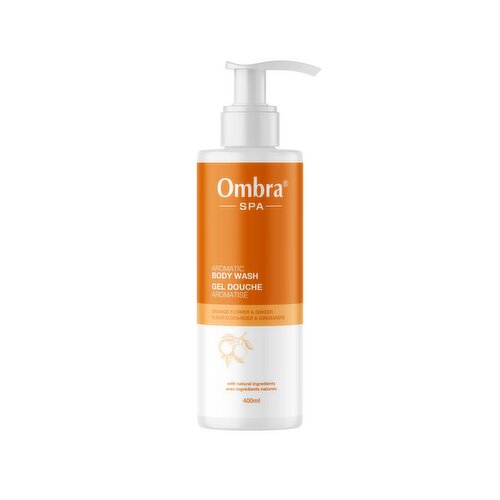 Ombra - Spa Aromatic Body Wash, Orange Flower & Ginger - Limited Edition